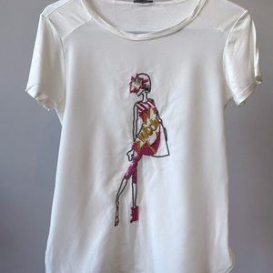 Pennyblack slim fit top with sequin embellishment